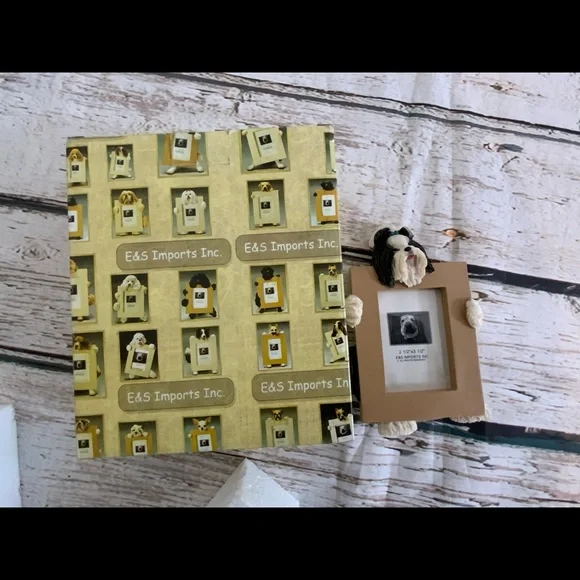E & S‎ Imports Shiz Zhu Dog Photo Frame NEW