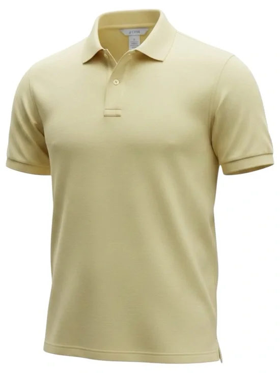 J. Crew Men’s Light Yellow Pique Classic Polo Shirt Short Sleeve Soft Knit Sz XL