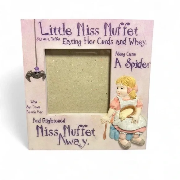 Little Miss Muffet Picture Frame