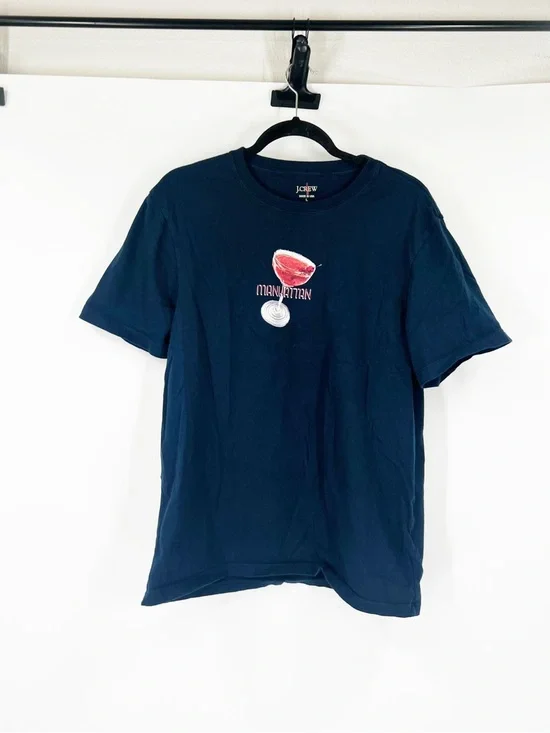 J. Crew Men’s Navy Manhattan Graphic Crewneck T-Shirt