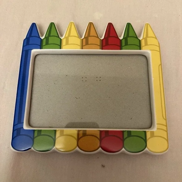 Colorful Photo Frame Gift Crayons Treasure Child, Grandma, Dad, Mom 4