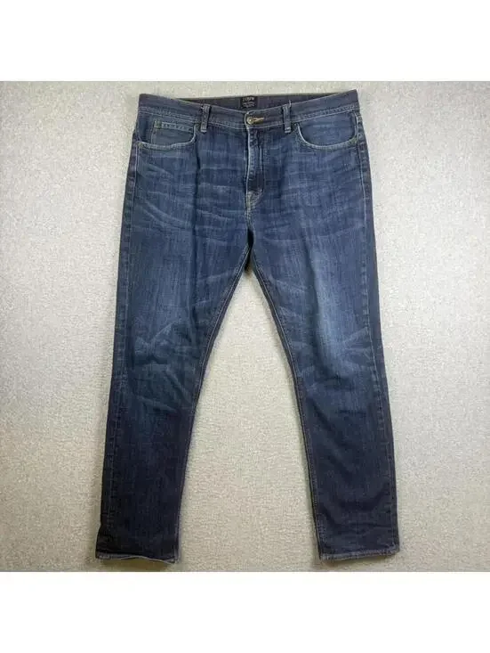 J.Crew Men's Size 35x32 The Sutton Medium Wash Blue Jeans