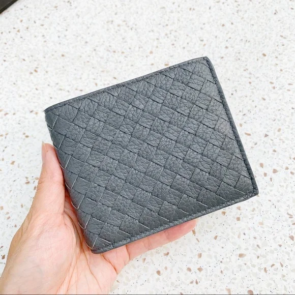 NWT Bottega Veneta Intriciato Leather BifoldWallet​