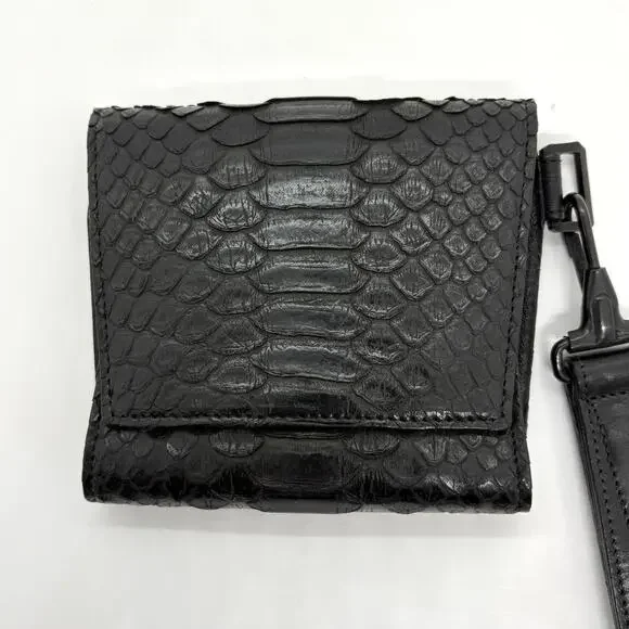 Julius by Tatsuro Horikawa FW15 Black Python Wallet