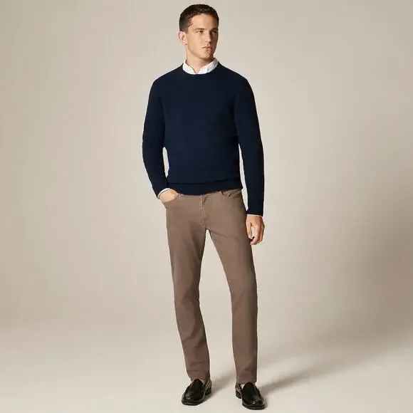 J.Crew Mens Tall cashmere crewneck sweater Navy Size Medium Tall NWOT Old Money