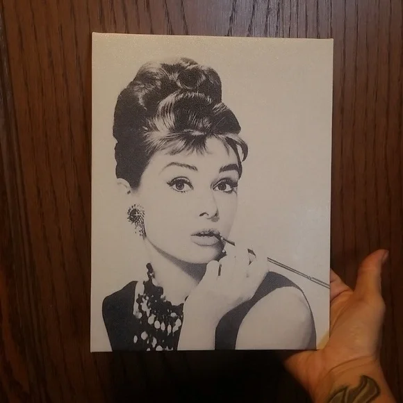 💋Audrey Hepburn Canvas picture💋🔥