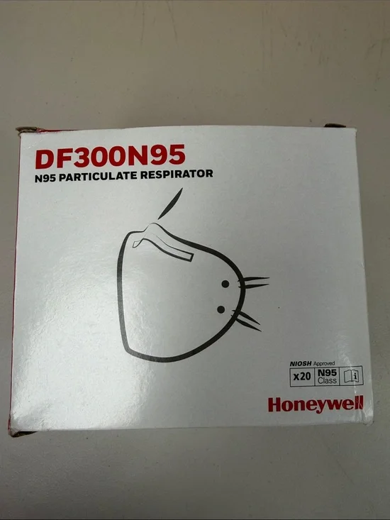 Honeywell DF300N95 N95 Particulate Respirator disposable face masks - White