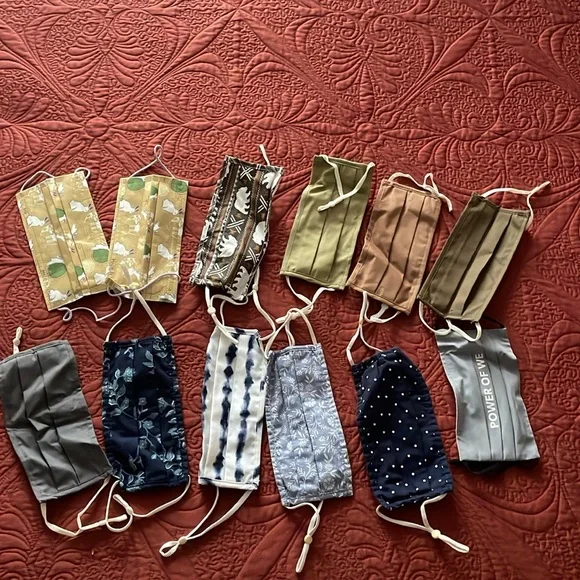 Lot of face masks
