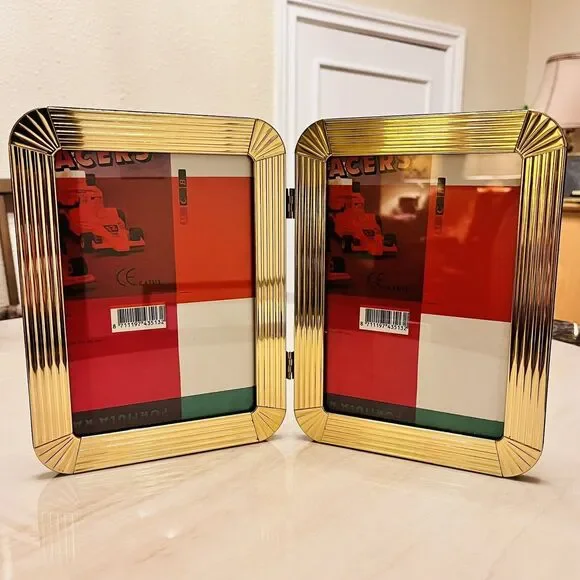 Vintage Solid Brass Tarnish Resistant Hand Polished&Lacquer Coated Frames 5”x7”