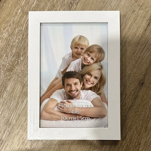 White Picture Frame - Elegant Home Accent farmhouse white 4x6 in