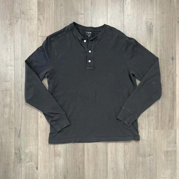 J. Crew Faded Black Long Sleeve Shirt