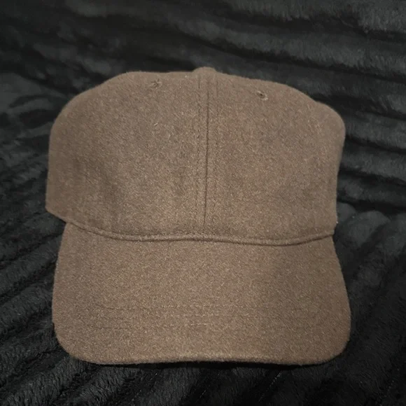 J. Crew Brown Wool-Blend Baseball Cap