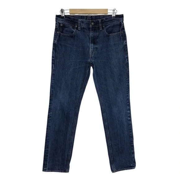 J.CREW The Sutton Cotton Medium Wash Straight Leg Men’s Jeans W30 L30
