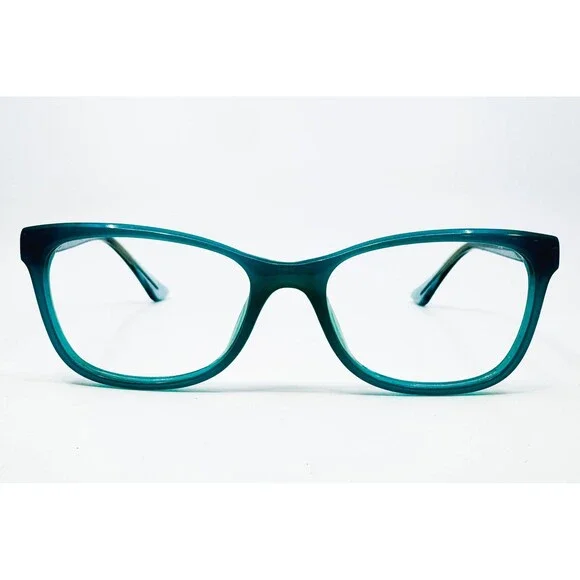 W-108 Eyeglasses Frames Womens Teal Cat Eye 52-17-140