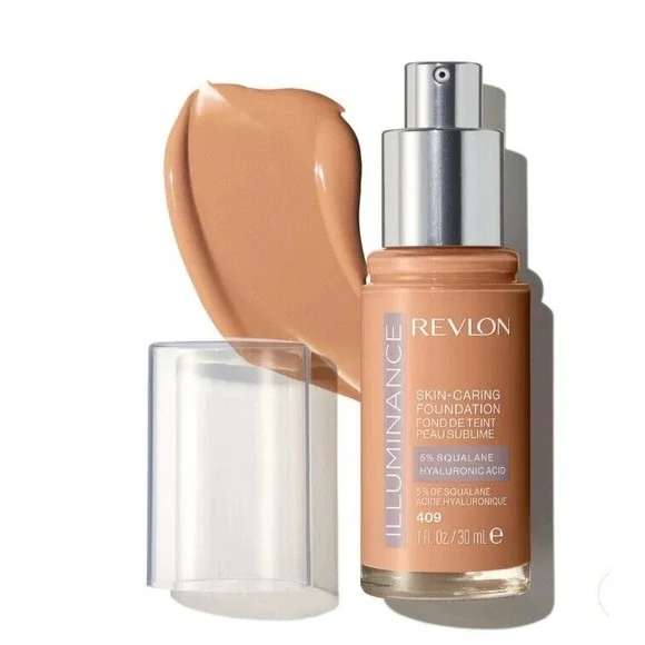 Revlon Illuminance Skin Caring Liquid Foundation Shade 409 Brulee 1 Fl‎ Oz