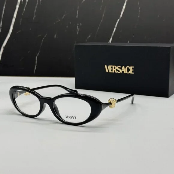 NEW VERSACE VE3381U GB1 CAT EYE WOMEN EYEGLASSES VERSACE MOD 3381-U