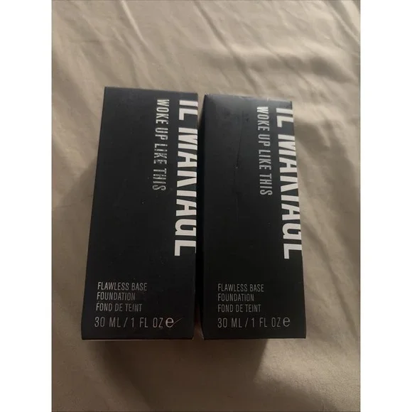 IL MAKIAG E Woke Up Like This Foundation CL 120 Flawless Base Bundle of 2 NEW