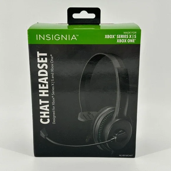 Insignia Wired Chat Headset for Xbox Series X|S and Xbox One Black NEW IN BOX