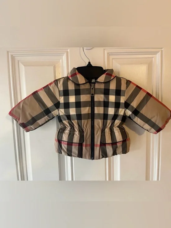 NEW Burberry baby kids puffer jacket coat size 6 months