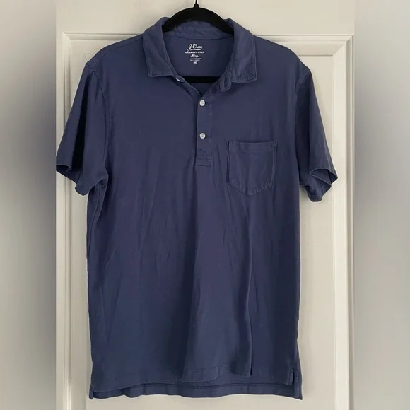 J. Crew Men’s Deep Blue Polo Shirt