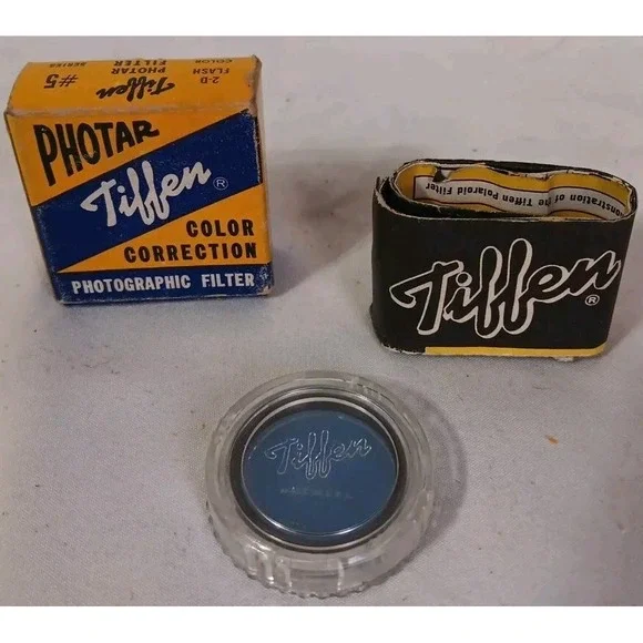 Vtg Tiffen Photar Photographic Filter Color Correction #5 Filter Selecter‎
