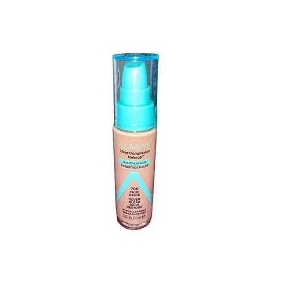 ALMAY Clear Complexion Makeup Salicylic Acid Foundation (1oz / 30mL) 700 True Be
