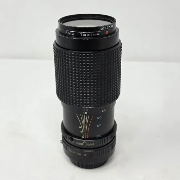 RMC Tokina 80-200mm f/4 Zoom Lens‎ Konica AR Mount Japan Manual Focus