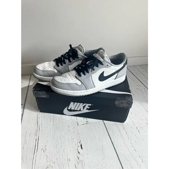 Air Jordan 1 Low OG - Wolf Grey and White