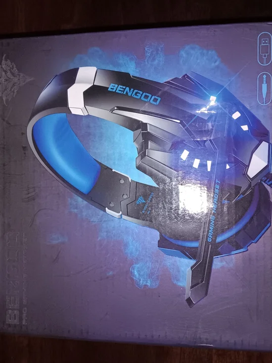 BENGOO Blue & Black Gaming Headset