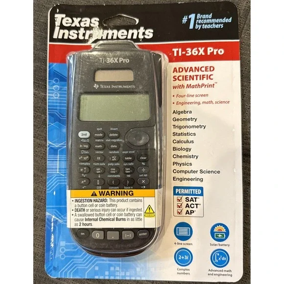 Texas Instruments TI-36X Pro Advanced Scientific‎ Calculator with Math Print-New