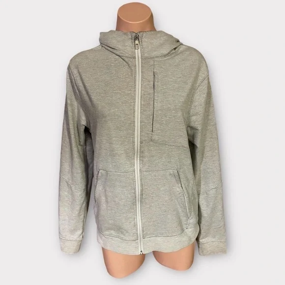Lululemon Men’s Medium Gray City Sweat Full Zip Hoodie Jacket