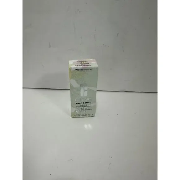 Clinique‎ Even Better Makeup Foundation SPF15 Mahogany WN125 Broad Spectrum NEW