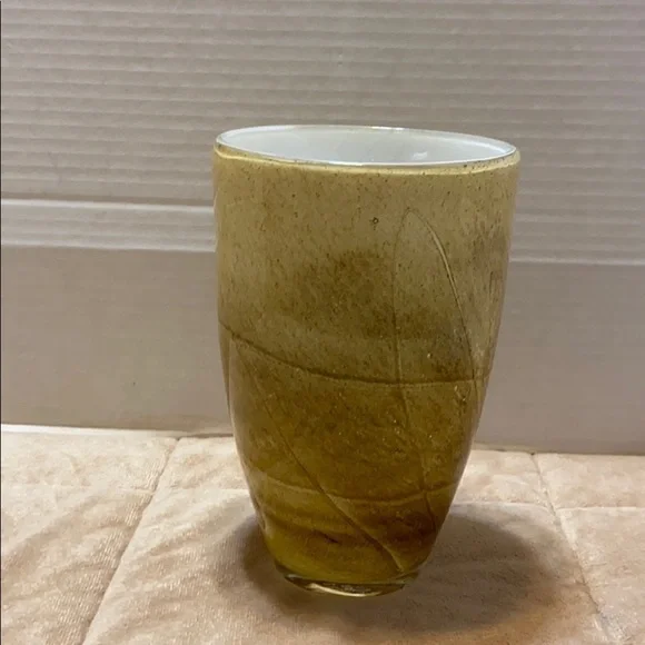 Fenton International Swirl Glass Vase rare