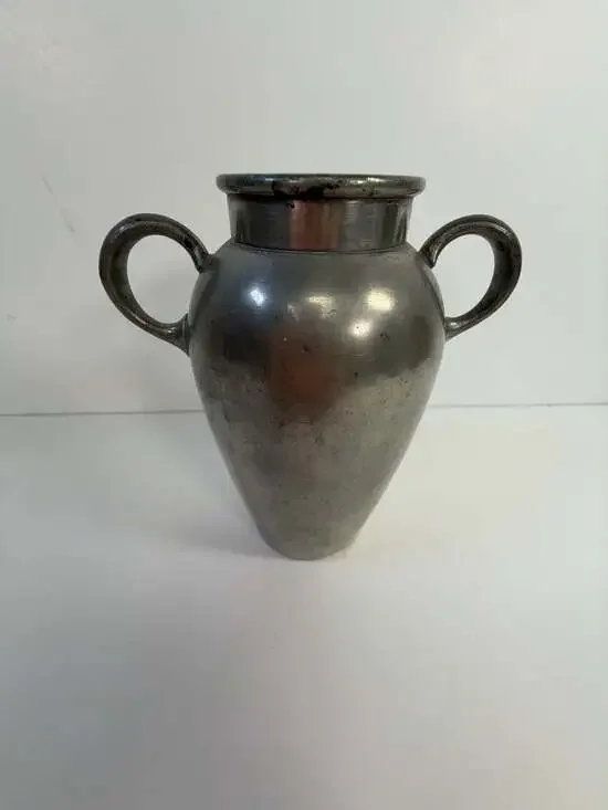 Mayflower Pewter W.B. Mfg. Co. 3261 Two-Handled Urn Vase
