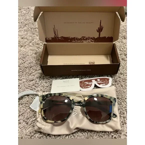 WMP Eyewear Tortoise Sunglasses with Brown Lenses