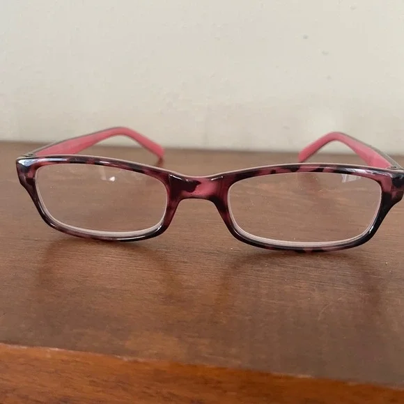 Jones‎ New York Pink Tortoiseshell Tortoise Reading 2.00 Eyeglasses Frames
