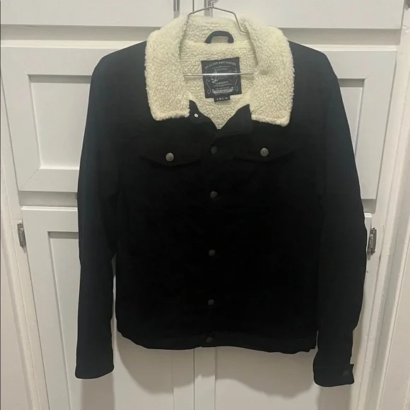 Black Sherpa Lined Jacket