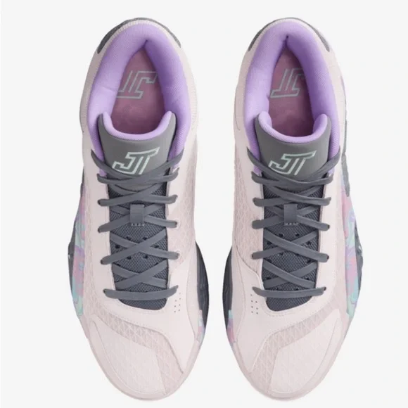 Jordan Athletic Shoes Pink and Purple Streamlined  Jordan Tatum 2 purple/pink