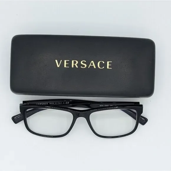 Versace Black Eyeglasses