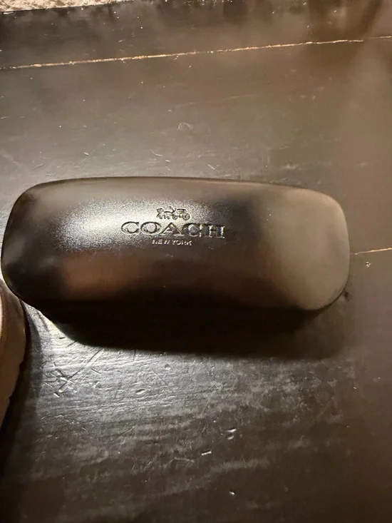 Coach Glasses Case Black Hard Case