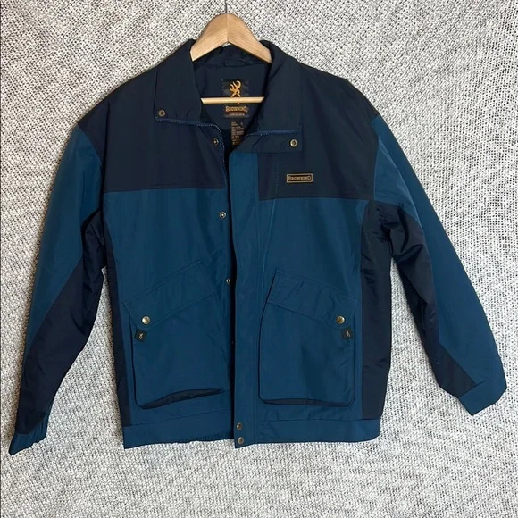 Browning Men’s Coat Size Large - Blue and Black in Great Shape!