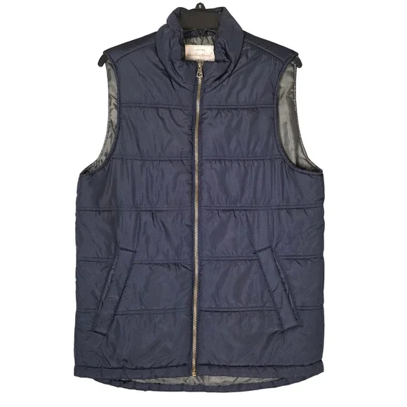 Weatherproof Vintage Mens Puffer Vest Size M Quilted Zip Front Casual‎