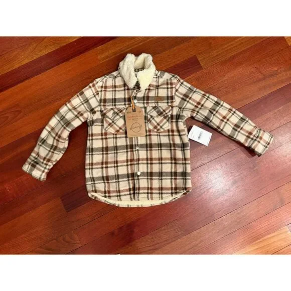 Weatherproof Shacket Toddler 4T Plaid‎ Fleece Sherpa