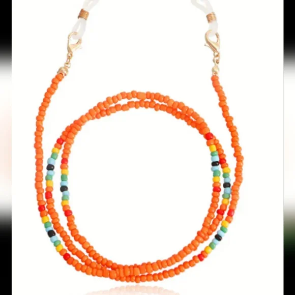 HANDCRAFTED GLASSBEAD/Chain BOHO EYEGLASS CHAIN