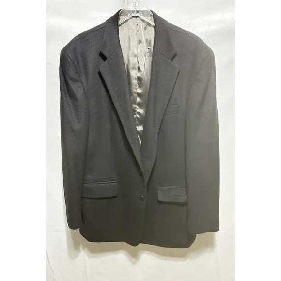Oscar De La Renta Mens 46R Wool Cashmere Jacket Coat