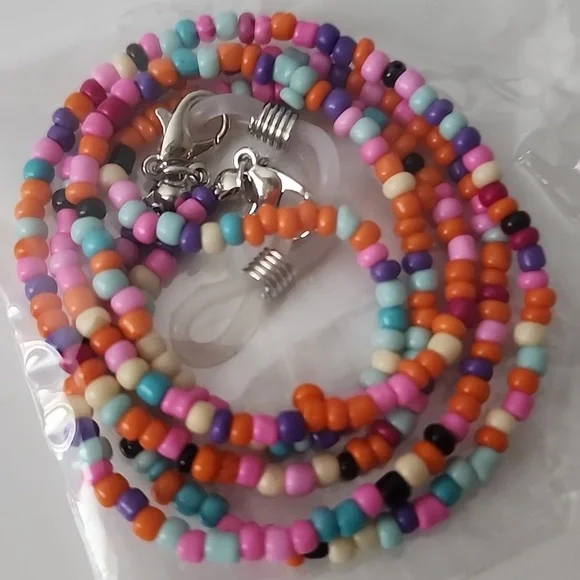HANDCRAFTED GLASSBEAD BOHO EYEGLASS CHAIN