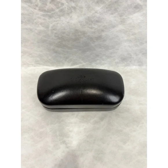 Coach New York Black Hard Clamshell Sunglasses Eyeglasses‎ Case