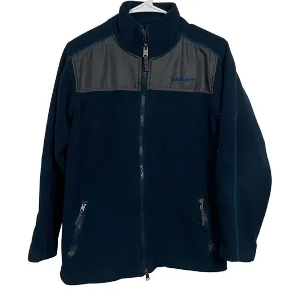 Timberland Blue Full Zip Cold Weather Fleece Jacket