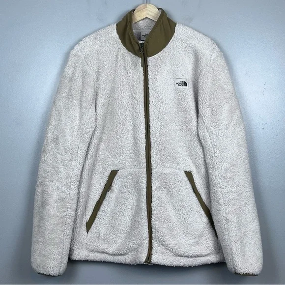 The North Face Men's Campshire Full Zip Heavyweight Sherpa Fleece Jacket Size L