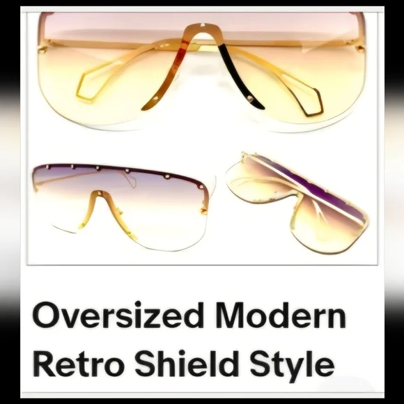 NEW MODERN OVERSIZE RETRO SHADES SUN GLASSES